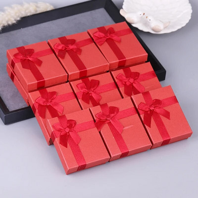 Hulgimüük 12tk/partii karp 2023 uus kohandatud ehete pakkekarp Ehtekõrvarõngad sõrmus kaelakee pulmakarp Mitu võimalust