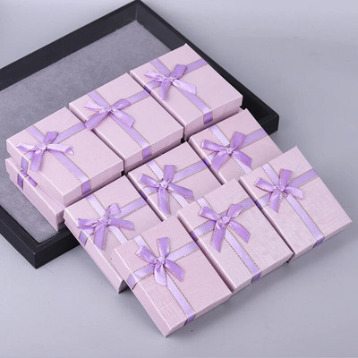 Hulgimüük 12tk/partii karp 2023 uus kohandatud ehete pakkekarp Ehtekõrvarõngad sõrmus kaelakee pulmakarp Mitu võimalust