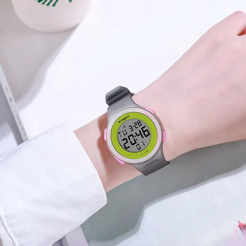 Γυναικεία ψηφιακά ρολόγια Εξαιρετικά λεπτό 50m αδιάβροχο αθλητικό ρολόι για γυναίκες Led Ηλεκτρονικό γυναικείο ρολόι Γυναικείο ρολόι χειρός Reloj Mujer