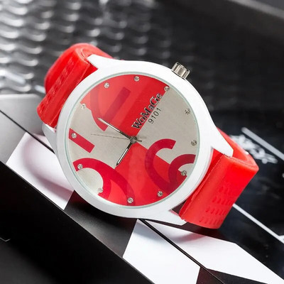 Womage käekellad Naiste rohelised käekellad Mood suured kvartsist käekellad Naiste naiste Gilrs silikoonist spordikellad reloj mujer