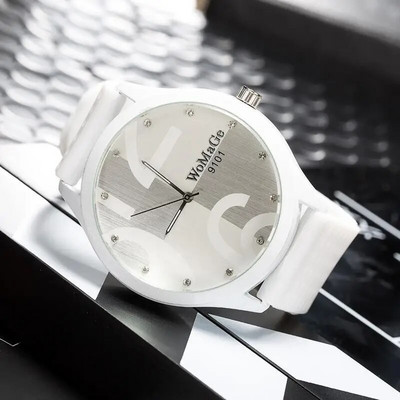 Womage käekellad Naiste rohelised käekellad Mood suured kvartsist käekellad Naiste naiste Gilrs silikoonist spordikellad reloj mujer