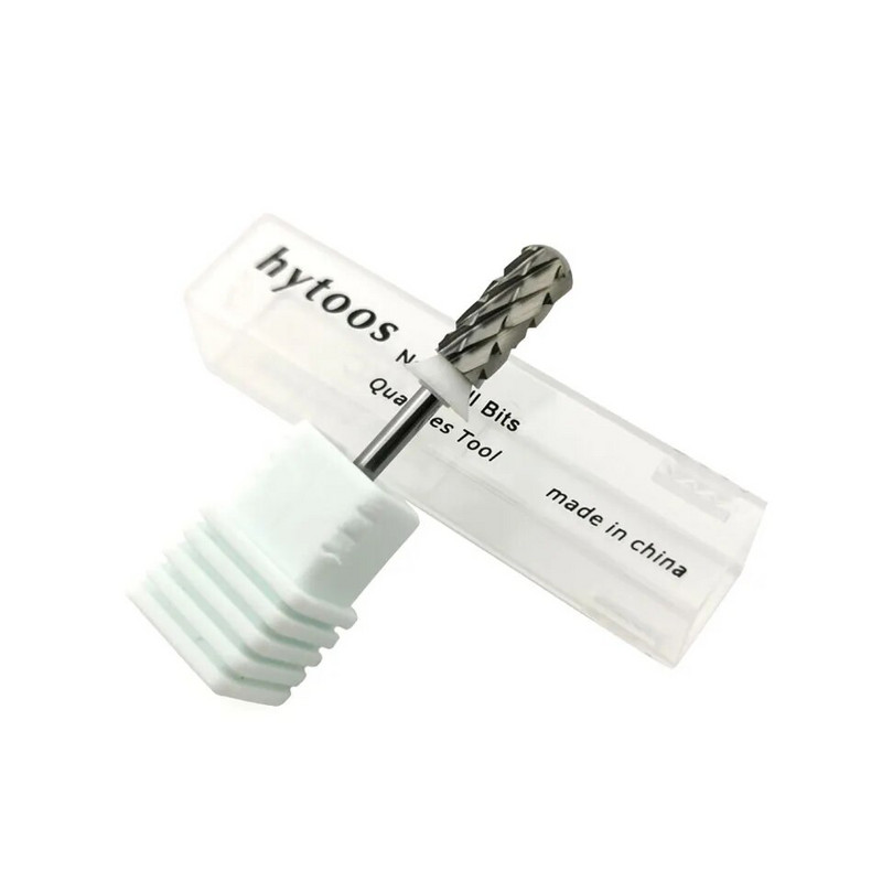 HYTOOS Round Top Barrel Carbide 5XC naelte puur, eemaldage paks geel, maniküüri puurid, tarvikud tööriistade tarnija