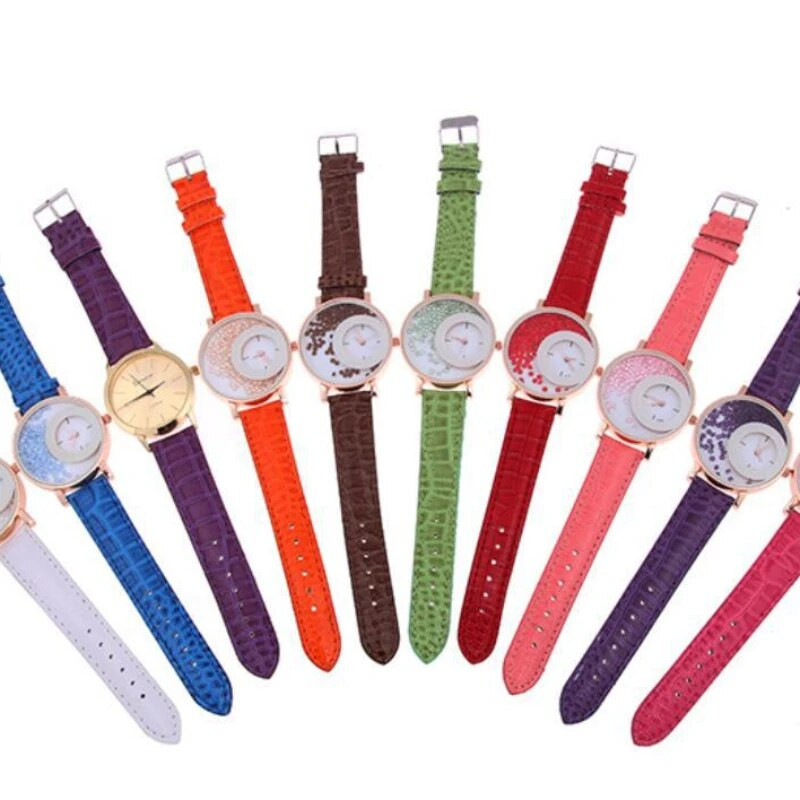 Дамски часовници със счупен диамант Кварцови ръчни часовници с голям циферблат Студентски часовници Ежедневни прости дамски кварцови часовници Дамски часовник