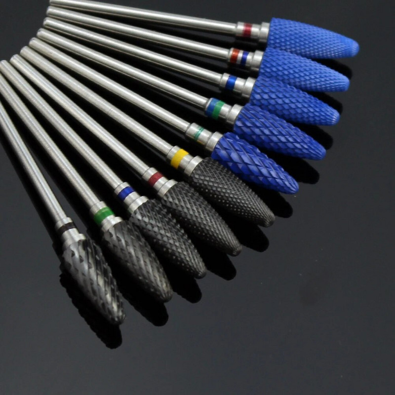 20 tipo keraminis nagų grąžtas Elektrinis frezavimo pjoviklis pedikiūrui Manikiūro aparato aksesuaras odelių šalinimas dildės Nagų įrankiai