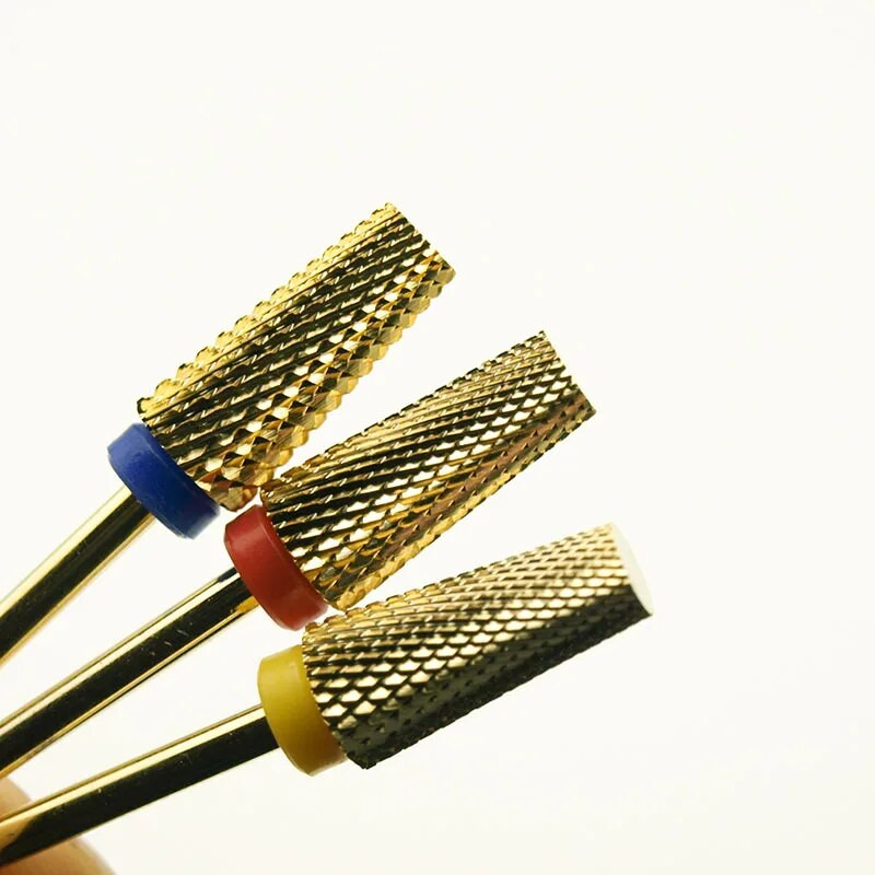 Easy Nail Uus kuldkarbiidist küünepuuriga koonusfrees maniküüri jaoks Eemaldage geel Acylics Tööriist Naelad Puuritarvikud