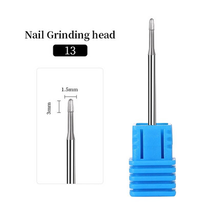 Τρυπάνια νυχιών από ατσάλι βολφραμίου Ηλεκτρικά τρυπάνια για μανικιούρ για φρεζάρισμα κοπτικών καρφιών αξεσουάρ για πεντικιούρ