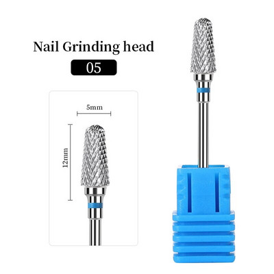 Τρυπάνια νυχιών από ατσάλι βολφραμίου Ηλεκτρικά τρυπάνια για μανικιούρ για φρεζάρισμα κοπτικών καρφιών αξεσουάρ για πεντικιούρ