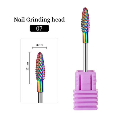 Τρυπάνια νυχιών από ατσάλι βολφραμίου Ηλεκτρικά τρυπάνια για μανικιούρ για φρεζάρισμα κοπτικών καρφιών αξεσουάρ για πεντικιούρ
