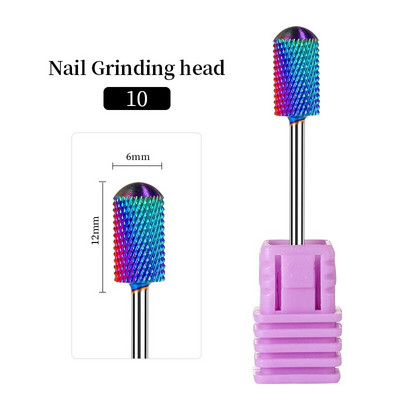 Τρυπάνια νυχιών από ατσάλι βολφραμίου Ηλεκτρικά τρυπάνια για μανικιούρ για φρεζάρισμα κοπτικών καρφιών αξεσουάρ για πεντικιούρ