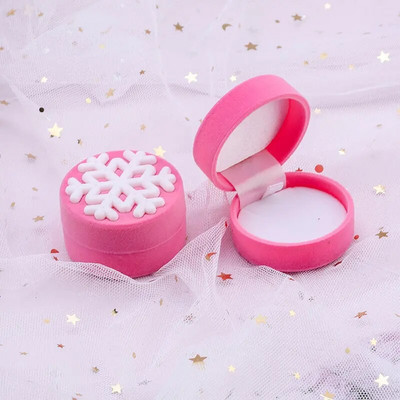 Ühes tükis sametest ehtekarbi kinkekarbi konteiner abielusõrmuste karbi sõrmuseümbris kõrvarõngahoidja ehete väljapaneku ja ehete pakendi jaoks