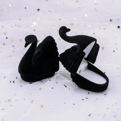 Ühes tükis sametest ehtekarbi kinkekarbi konteiner abielusõrmuste karbi sõrmuseümbris kõrvarõngahoidja ehete väljapaneku ja ehete pakendi jaoks