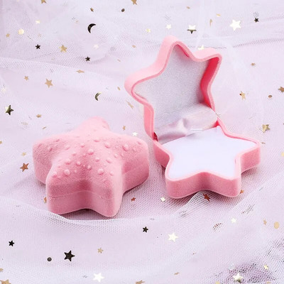 Ühes tükis sametest ehtekarbi kinkekarbi konteiner abielusõrmuste karbi sõrmuseümbris kõrvarõngahoidja ehete väljapaneku ja ehete pakendi jaoks