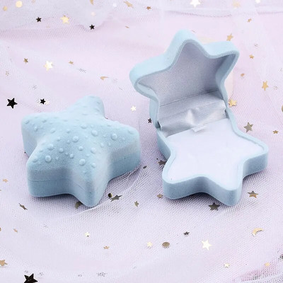 Ühes tükis sametest ehtekarbi kinkekarbi konteiner abielusõrmuste karbi sõrmuseümbris kõrvarõngahoidja ehete väljapaneku ja ehete pakendi jaoks