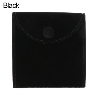 Ehete pakendamise kott klõpsatusega kinnitus Suurepärane pehme sametist kingitus käevõru kott kaelakee kõrvarõngad sõrmuse hoiukott