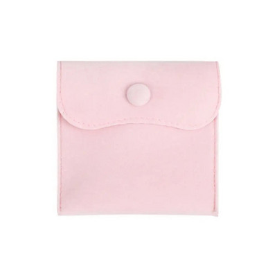 Ehete pakendamise kott klõpsatusega kinnitus Suurepärane pehme sametist kingitus käevõru kott kaelakee kõrvarõngad sõrmuse hoiukott