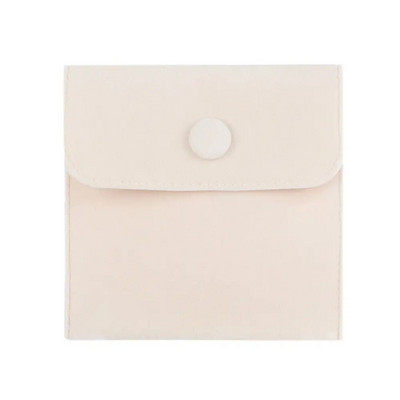 Ehete pakendamise kott klõpsatusega kinnitus Suurepärane pehme sametist kingitus käevõru kott kaelakee kõrvarõngad sõrmuse hoiukott