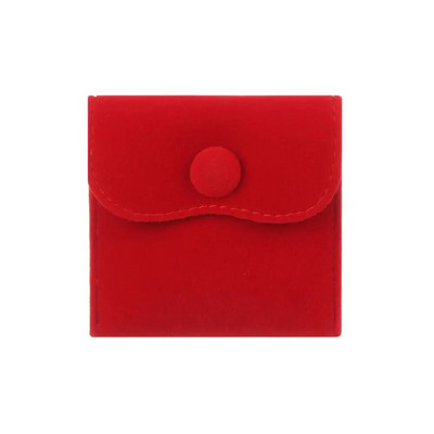 Ehete pakendamise kott klõpsatusega kinnitus Suurepärane pehme sametist kingitus käevõru kott kaelakee kõrvarõngad sõrmuse hoiukott