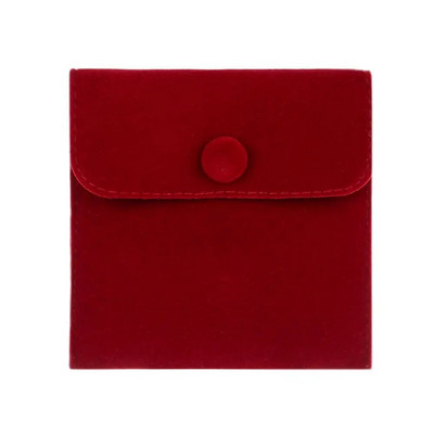 Ehete pakendamise kott klõpsatusega kinnitus Suurepärane pehme sametist kingitus käevõru kott kaelakee kõrvarõngad sõrmuse hoiukott