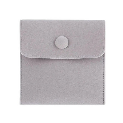 Ehete pakendamise kott klõpsatusega kinnitus Suurepärane pehme sametist kingitus käevõru kott kaelakee kõrvarõngad sõrmuse hoiukott