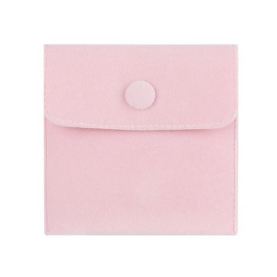 Ehete pakendamise kott klõpsatusega kinnitus Suurepärane pehme sametist kingitus käevõru kott kaelakee kõrvarõngad sõrmuse hoiukott