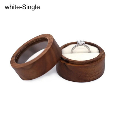 Puidust sõrmuse hoiukarp Ehtekarbi hoiustamiskarp Armastussõrmuse näidikukarp Kihluskingituste ümbris Armastuskingitus