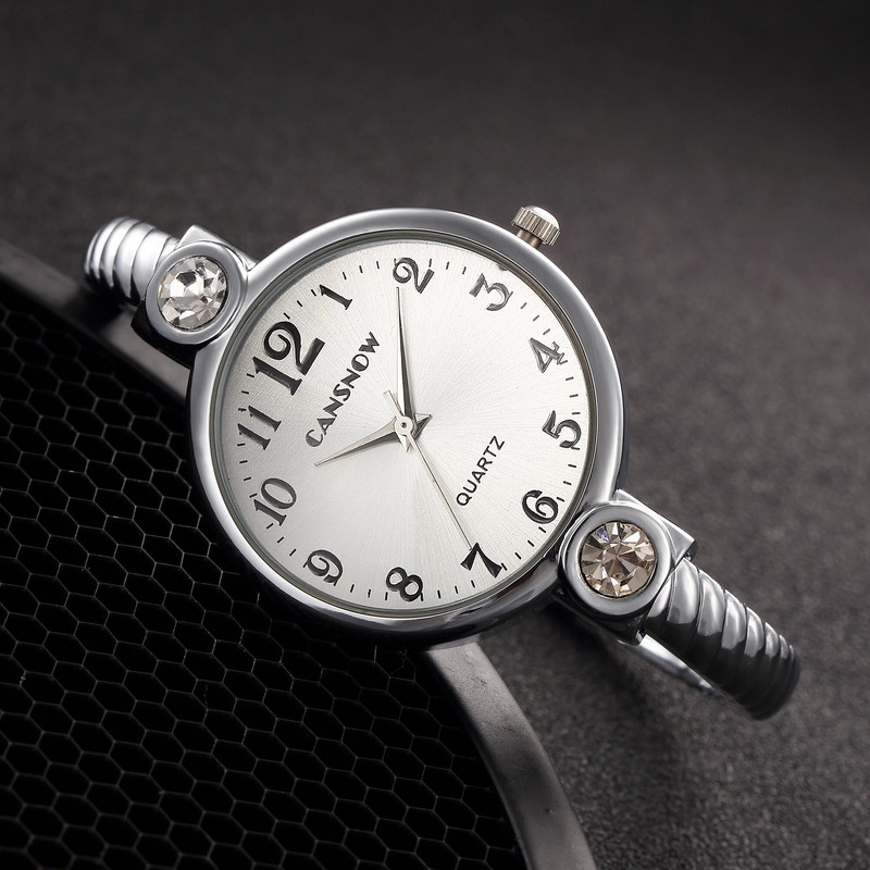 Πολυτελές χρυσό από ανοξείδωτο ατσάλι Γυναικεία ρολόγια Μόδα γυναικείο βραχιόλι Βραχιόλι ρολόι με κρυστάλλινο γυναικείο ρολόι Γυναικείο ρολόι Reloj Mujer