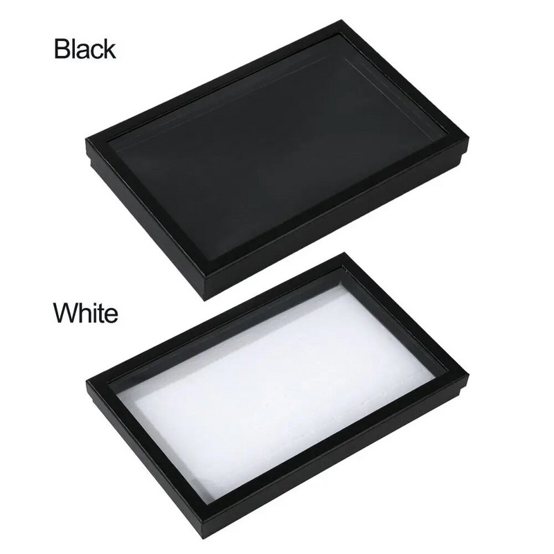 100 κουλοχέρηδες Οργάνωση κοσμημάτων Δισκοθήκη Θήκη αποθήκευσης κοσμημάτων με αποσπώμενη θήκη βιτρίνας κοσμήματος από αφρό Νέο