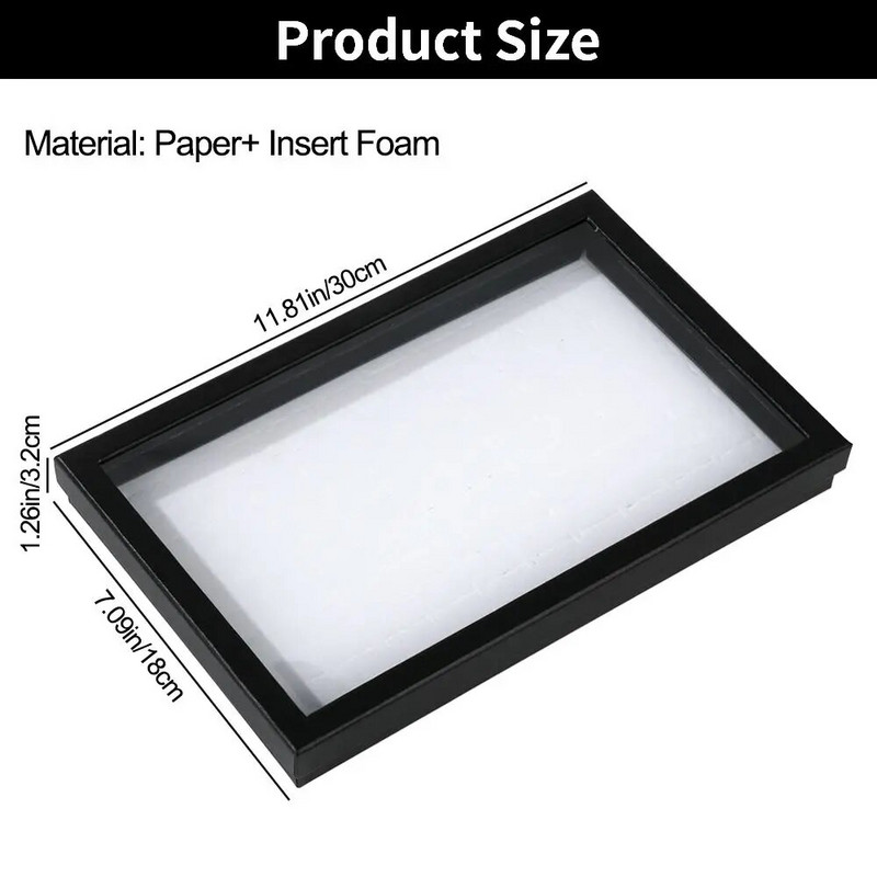 100 κουλοχέρηδες Οργάνωση κοσμημάτων Δισκοθήκη Θήκη αποθήκευσης κοσμημάτων με αποσπώμενη θήκη βιτρίνας κοσμήματος από αφρό Νέο