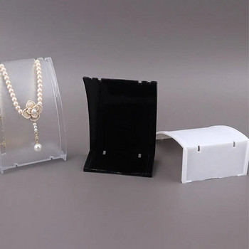 Διαφανές ακρυλικό κοσμήματα ράφι κολιέ σκουλαρίκια θήκη κολιέ με επίδειξη ράφι σκουλαρίκι βιτρίνα μόδας