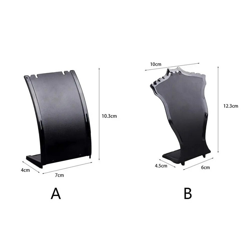 Läbipaistvast akrüülist ehete vitriinist kaelakee kõrvarõngahoidja kaelakee, mis näitab alust, nagi kõrvarõnga vitriin, mood