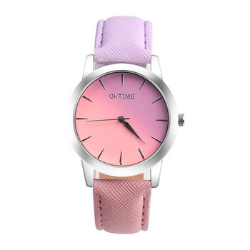 UTHAI BK25 Fashion Small Fresh Belt Girl Watch Candy Gradient Color Student Watch Life Waterproof