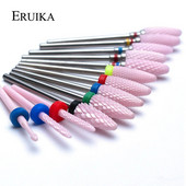 1tk Roosa keraamiline küünepuuriotsak, freeslõikur Pööratav küüneviil, maniküüri puhastamine küünenaha poleerimistarvikud