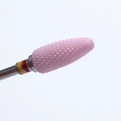 1tk Roosa keraamiline küünepuuriotsak, freeslõikur Pööratav küüneviil, maniküüri puhastamine küünenaha poleerimistarvikud