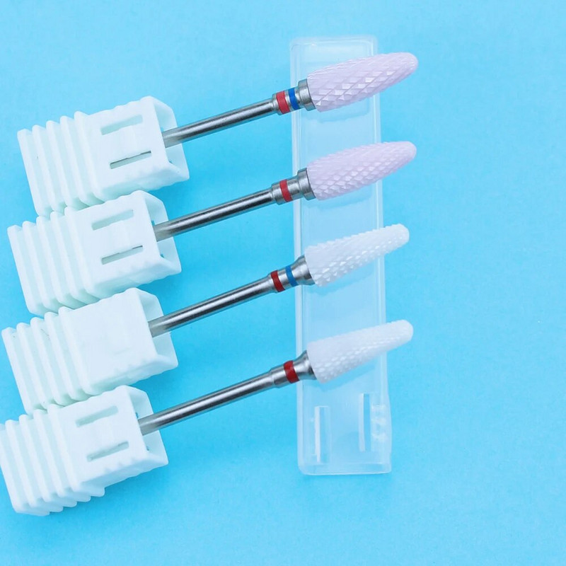 Keraminės frezavimo staklės Manikiūras Nagų grąžtai Elektriniai nagų dildės Rožiniai Mėlyni šlifavimo antgaliai Frezavimo pjovimo staklės Priedai