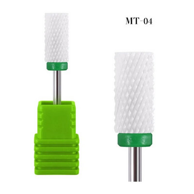 Elektriskā nagu urbja frēze Keramikas volframa karbīda pulēšanas slīpēšanas galviņa manikīra griezējiem Nagu mākslas instrumenti