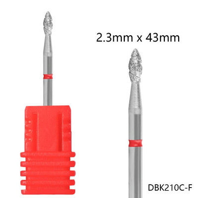 Vnjaoi nagų grąžtai spiralinis frezavimo pjoviklis, skirtas manikiūrui, sukamieji antgaliai odelių valymui Priedai Nagų dildės Dailės įrankiai