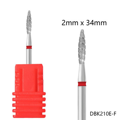 Vnjaoi nagų grąžtai spiralinis frezavimo pjoviklis, skirtas manikiūrui, sukamieji antgaliai odelių valymui Priedai Nagų dildės Dailės įrankiai