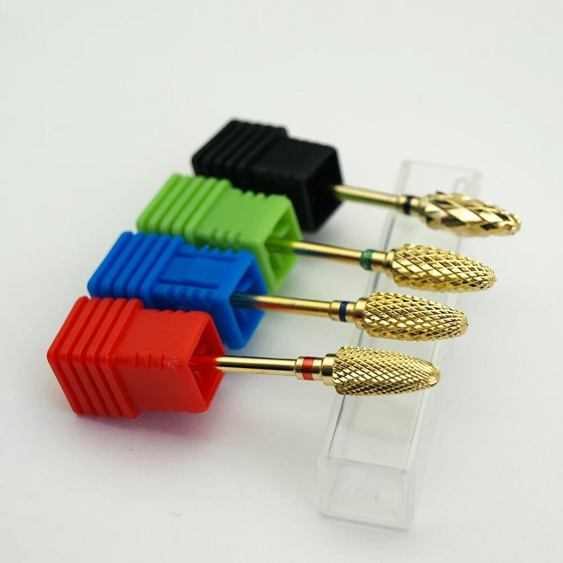 Uus! Gold Pro.Carbide elektriline küüneviil Kvaliteetne küüneviili puur jämekarbiidpuur 3/32`` kõrge kvaliteediga küüneviil