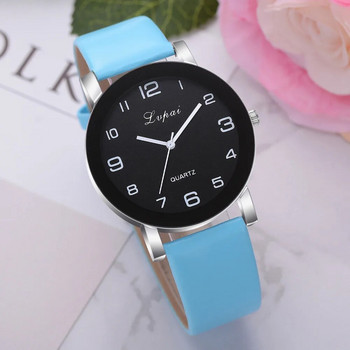Γυναικείο δερμάτινο Quartz Bwatch αναλογικό ρολόι καρπού Μοντέρνο απλό ρολόι χειρός Quartz Reloj Mujer Montre Femme Relogio