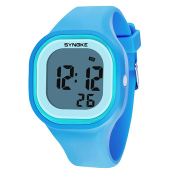 SYNOKE Дамски цифрови часовници Модни водоустойчиви светещи хронографи Студентски електронни часовници Подаръци за момичета Relogio Feminino