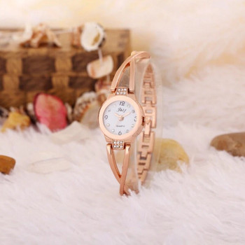 Нови модни дамски часовници Луксозни часовници с кристали Дамски каишки от неръждаема стомана Кварцова гривна Дамски рокли Часовници Reloj Mujer