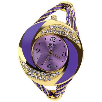 Дамски ежедневен ръчен часовник 7 цвята гривна кръгъл циферблат кристален кварц елегантен моден часовник високо качество час основен часовник relojes