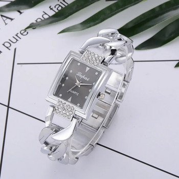 Дамски часовници Луксозен златен часовник с гривна от най-добрата марка Дамски часовници Дамски часовник с кристали Часовник reloj mujer