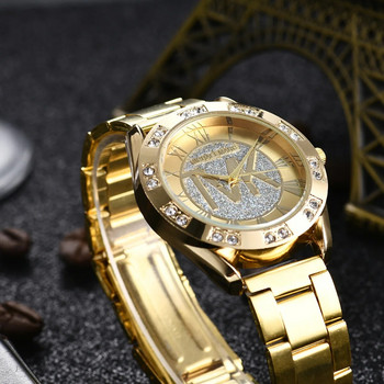 Καυτές εκπτώσεις Ευρωπαϊκό Γυναικείο ρολόι μόδας 2023 Πολυτελές ρολόι Quartz DQG Reloj Mujer Casual από ανοξείδωτο ατσάλι Γυναικείο ρολόι