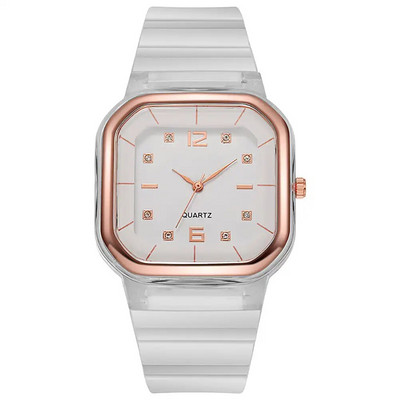 Naiste värviline sportlik silikoon-želee kvartskell Meeste vabaaja käekell paaridele