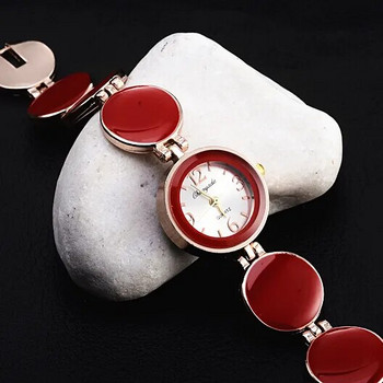 Γυναικείο ρολόι Γυναικείο ρολόι Nobler Fashion Casual 5 χρωμάτων Σχέδιο γκοφρέτας με στρογγυλό καντράν Βραχιόλι Ρολόι Mujor Quartz Wristwatch Female Relojes