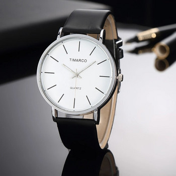 Изчистен стил Бели кожени часовници Дамски моден часовник Минималистичен дамски ежедневен ръчен часовник Женски кварцов часовник Reloj Mujer 2022
