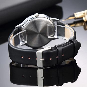Λευκά δερμάτινα ρολόγια απλού στιλ Γυναικείο ρολόι μόδας Μινιμαλιστικό Γυναικείο ρολόι καρπού casual Γυναικείο ρολόι χαλαζία Reloj Mujer 2022