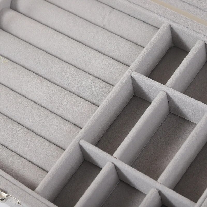 Ehete hoiukarp Kõrvarõngas Sõrmus Kaelakee Korraldajad Hoiustamine Läbipaistev ehtehoidja Näidikast ehete klassifitseerimiseks