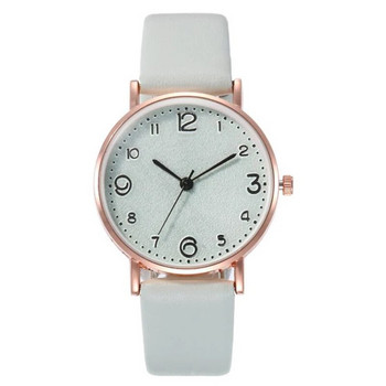 Нови дамски часовници Луксозна марка Ежедневни изискани часовници с кожен колан с модерен прост стил Кварцов ръчен часовник Reloj Mujer